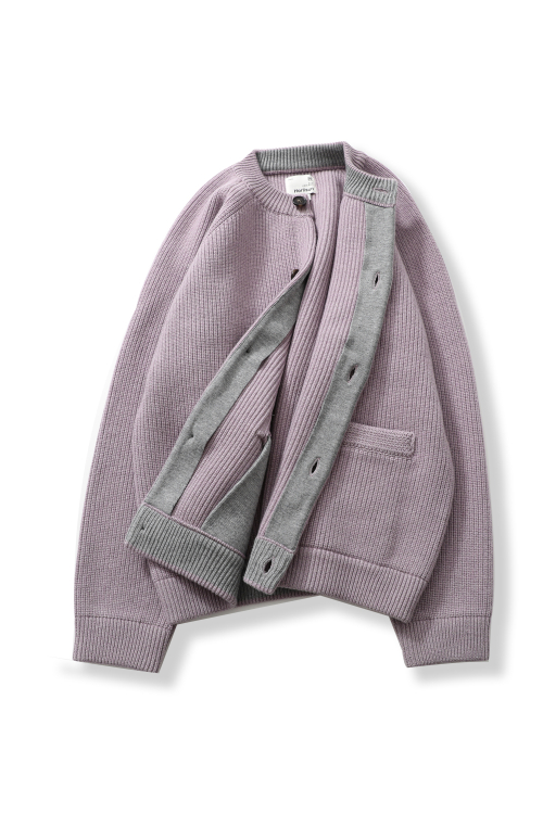 Annette Superfine Wool Heavy Rib трикотаж Cardigan Lavender