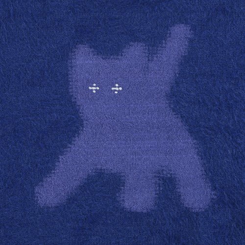 에이이에이이(AEAE) Flashed Cats Angora Knit -[BLUE NAVY] - 사이즈