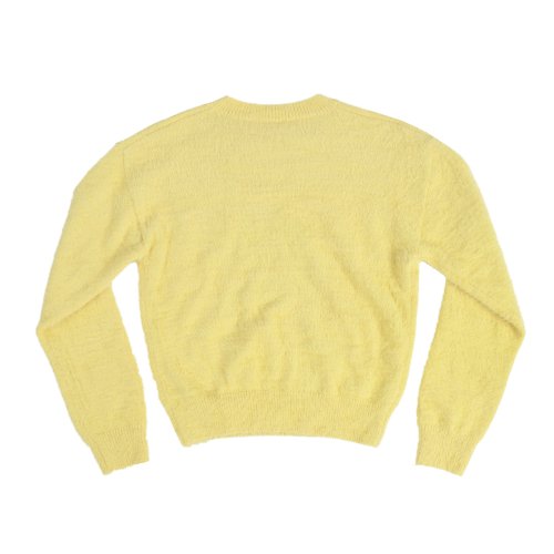 MUSINSA | AEAE Flashed Cats Angora Knit -[LIGHT YELLOW]