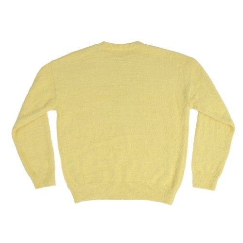 MUSINSA | AEAE Flashed Cats Angora Knit -[LIGHT YELLOW]