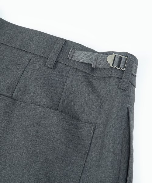 CTO deep tuck брюки (charcoal)