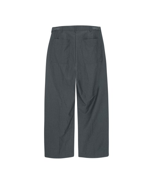 CTO deep tuck брюки (charcoal)