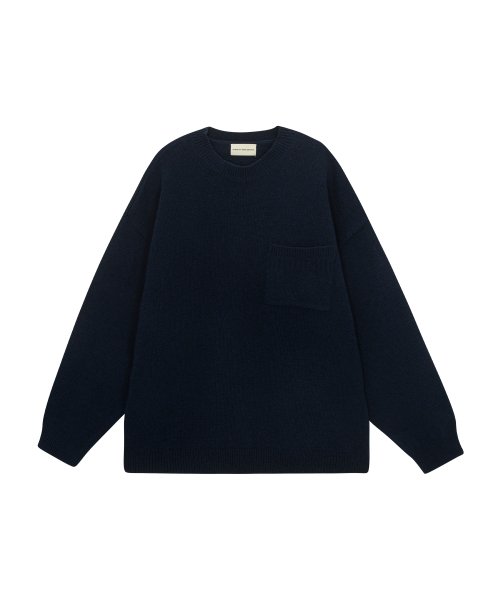 Lambswool crewneck трикотаж (navy)