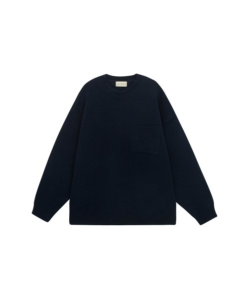 Lambswool crewneck трикотаж (navy)