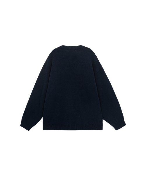 Lambswool crewneck трикотаж (navy)