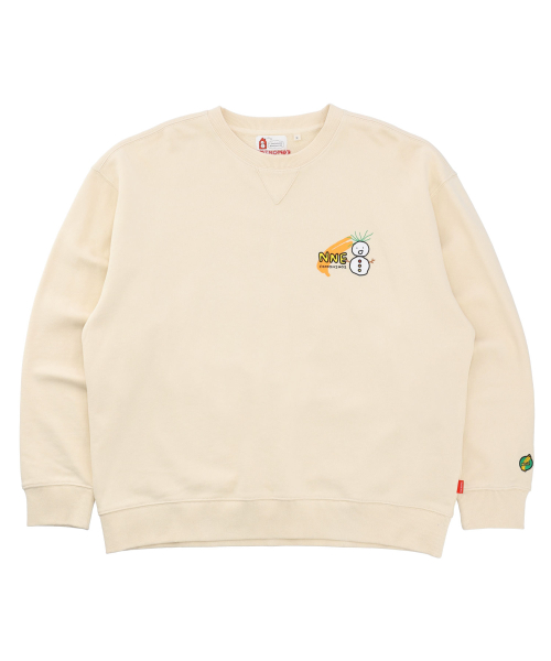 NNE WORLDWIDE SWEATSHIRTS [CREAM]