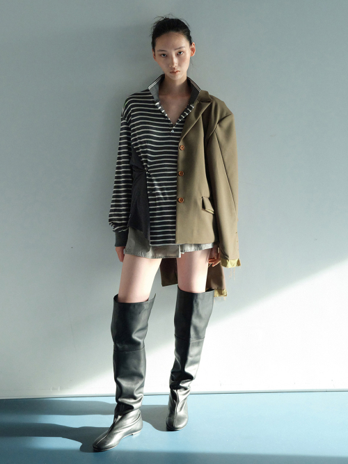 OUT POCKET куртка / KHAKI