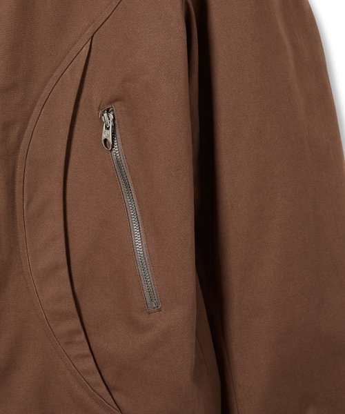 Muliti молния Up Mail жакет Brown