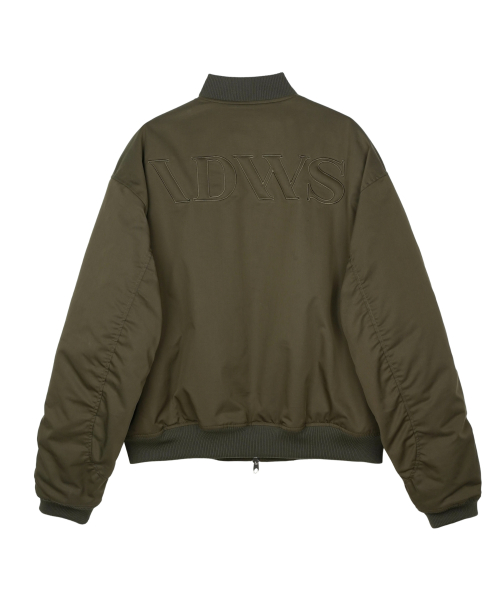 Circle Shirring Logo Ma-1 хаки