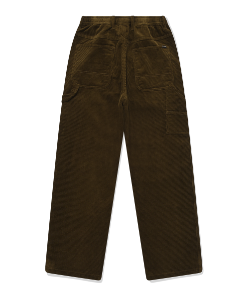 Вельветовые брюки карпентер semi-wide Khaki