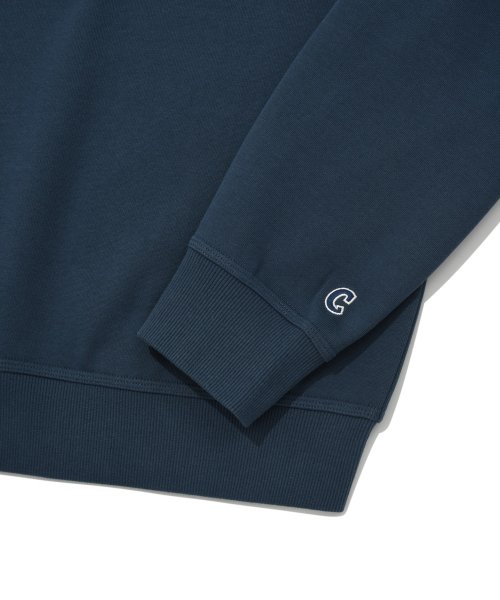 Fleece Multi Logo Sweatshirt Blue thumbnail 4
