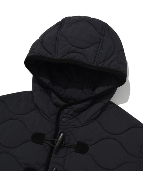 Стеганый дафлкот с капюшоном Navy