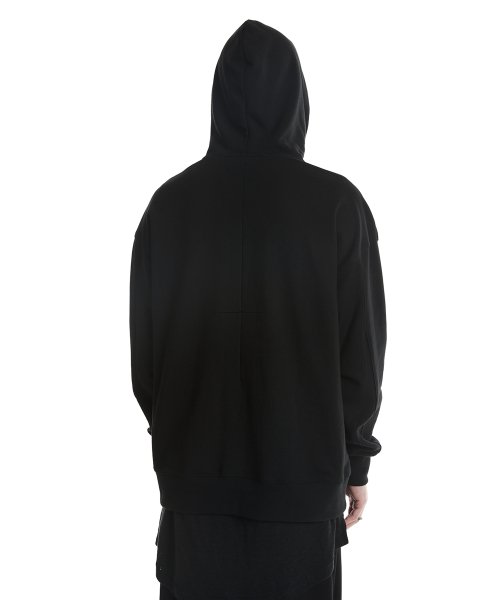Худи оверсайз с вытачками (Black)_ PD3TS0707