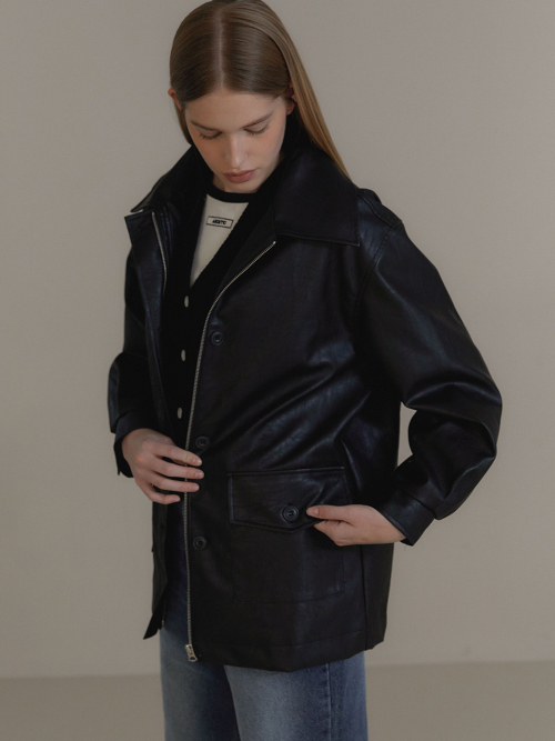 ANC CLASSIC LEATHER JACKET_BLACK