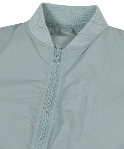 Короткий пуховик-бомбер ma-1 Mint (86-IRO300)