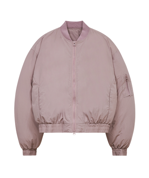 Оверсайз бомбер ma-1 86-IRO300 с набивкой Deep Pink