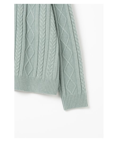 Зип-худи из трикотажа New Pretzel (Mint Grey)