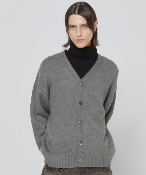 MUSINSA | MILLO New Crown Mohair Cardigan [Gray]