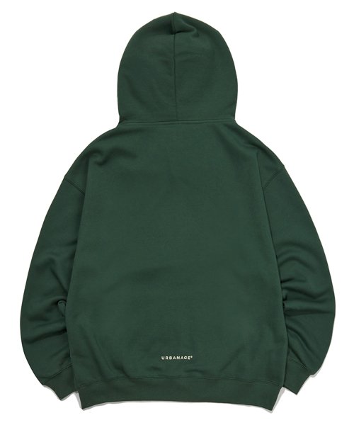 Оверсайз худи Bearchub Green