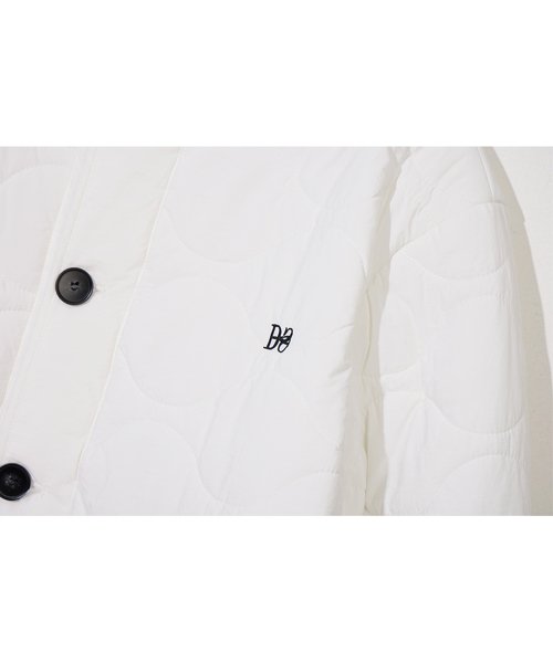 Warm Quilting Short Puffer (IVORY)