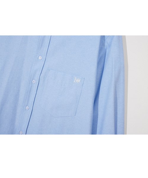 Thick Oxford Over Fit рубашка (SKY BLUE)