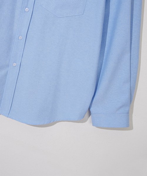 Thick Oxford Over Fit рубашка (SKY BLUE)