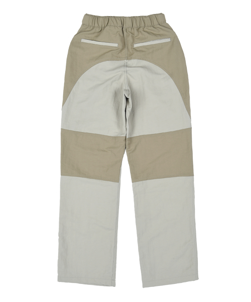 Нейлоновые брюки карго со съемными деталями_Beige