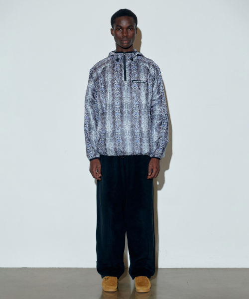 Glossy паттернed анорак Pullover Ice серый