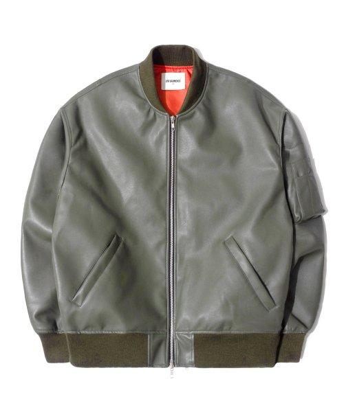 GB Synthetic кожа MA-1 жакет (хаки)