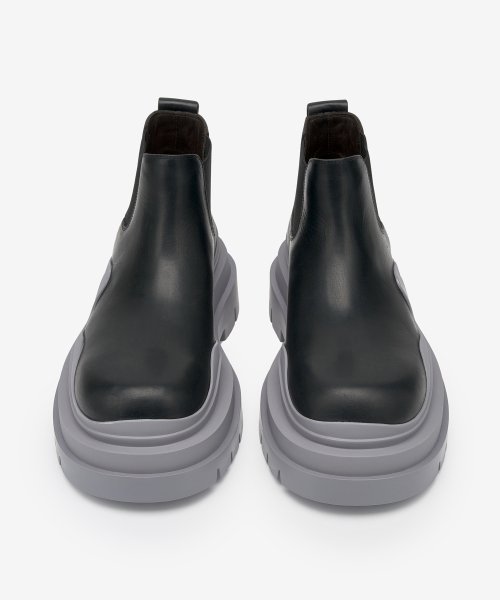 MUSINSA  BOTTEGA VENETA Men's Tire Boots - Black: Gray