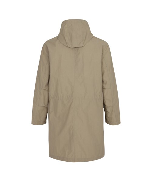 Свободное пальто с капюшоном Beige