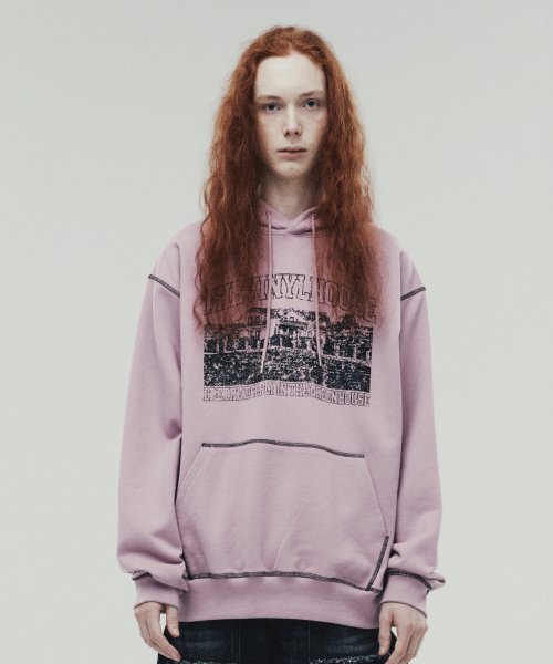 GREENHOUSE HOODIE PINK (VH2DFUM408A)