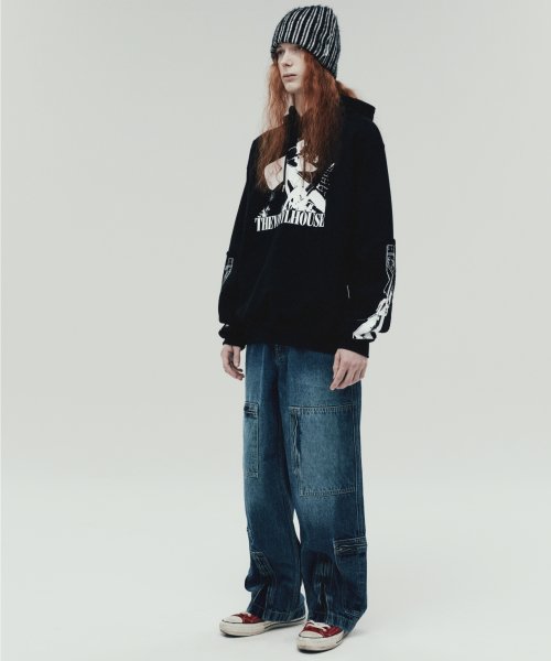 FLIGHT DENIM PANTS NAVY (VH2DSUD100A)