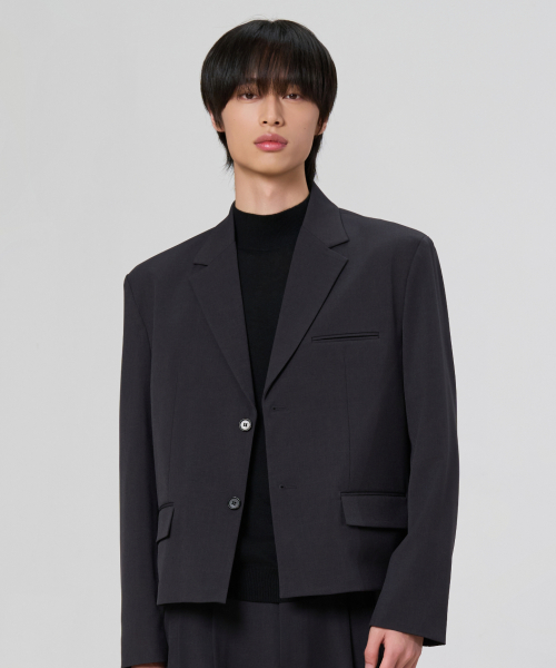 Unique 2-Button Crop Jacket (7 Colors) thumbnail 3