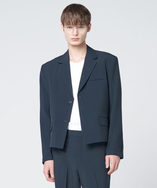 Unique 2-Button Crop Jacket (7 Colors) thumbnail 7