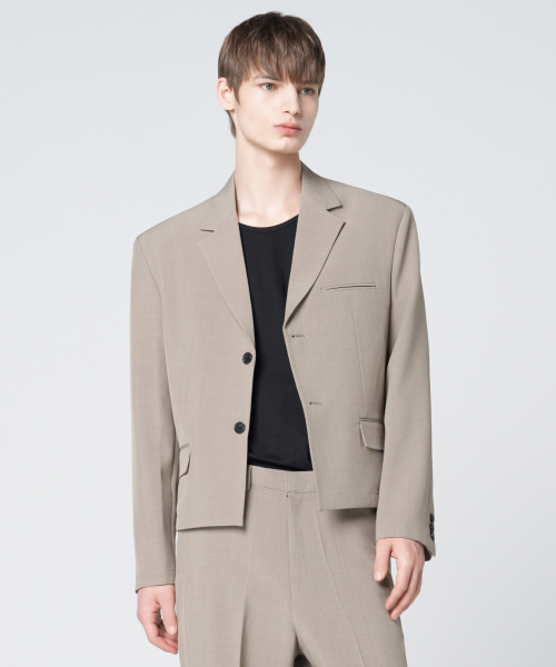 Unique 2-Button Crop Jacket (7 Colors) thumbnail 8