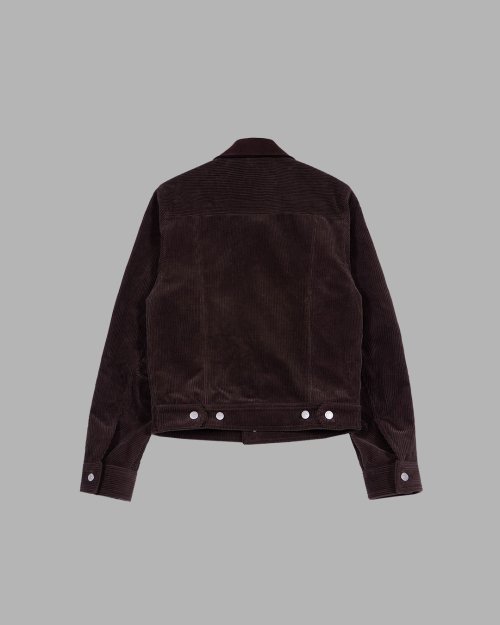 вельветовая замшевая куртка JACKET (коричневое)