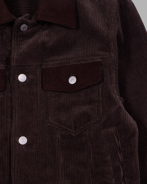 вельветовая замшевая куртка JACKET (коричневое)