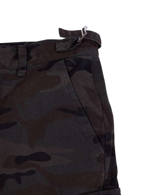 TEN FLAP POCKET BOOTSCUT CARGO PANTS (CAMO)