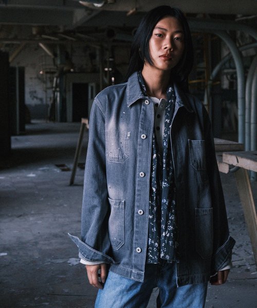 FIVE -POCKET CHORE JACKET [Bleach Grey]