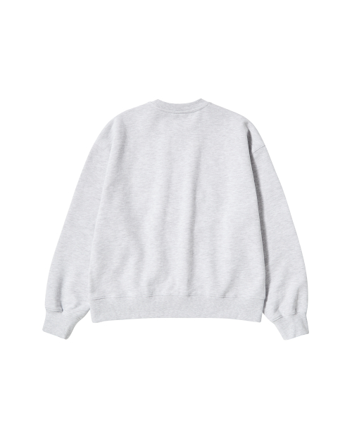 Свитшот с принтом кот букле LIGHT GREY