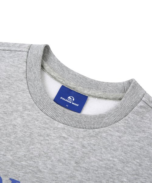 Флисовый свитшот Dolphin Watering Essential — Melange Grey