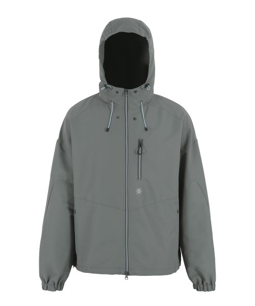 HOOD ZIP UP JACKET (grey)