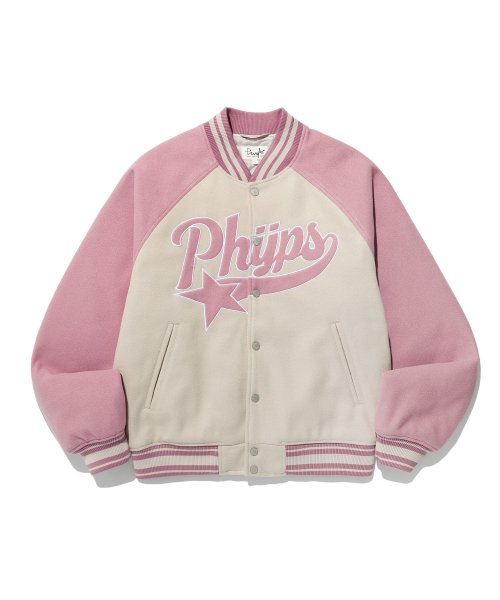 Университетская куртка Varsity Startail — Vintage Pink
