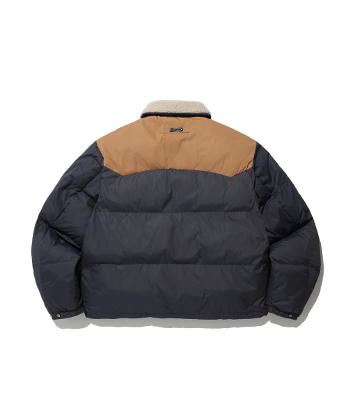 Короткий пуховик Boa Western Navy