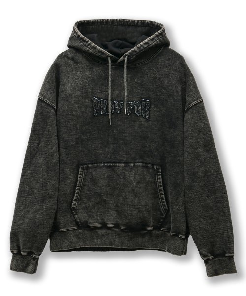 PRAY FOR HOOD PULLOVER (чёрное)