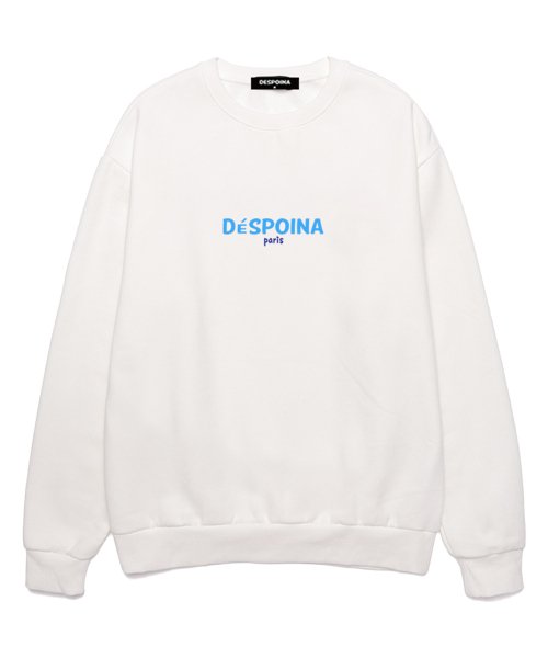 Signature Paris Small Logo оверфит свитшот (DPLTS002) белый