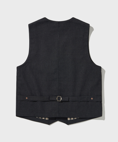 Railroad Stripe Vest