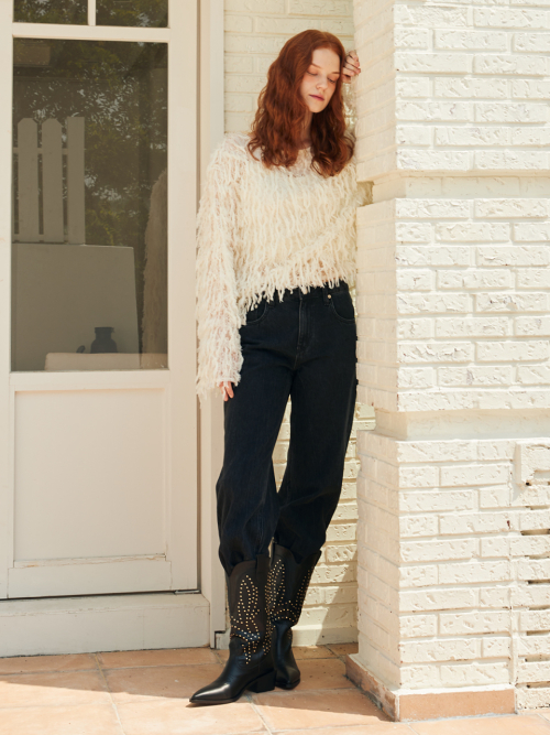 WIDE JEANS_чёрное