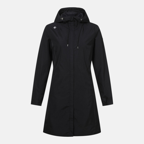 Женская длинная куртка на подкладке Black (SO322TJK81)